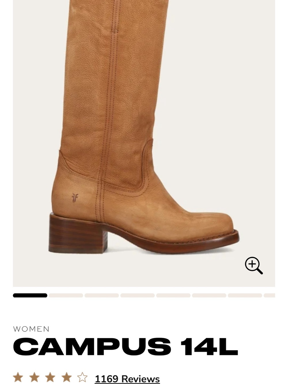 Frye Campus 14L Boot - Light Brown